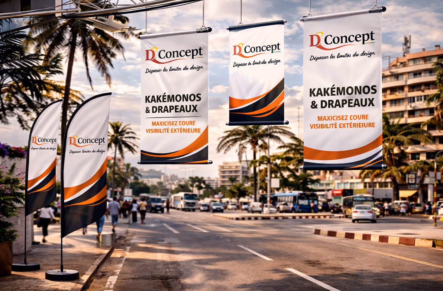 Kakémonos et Drapeaux